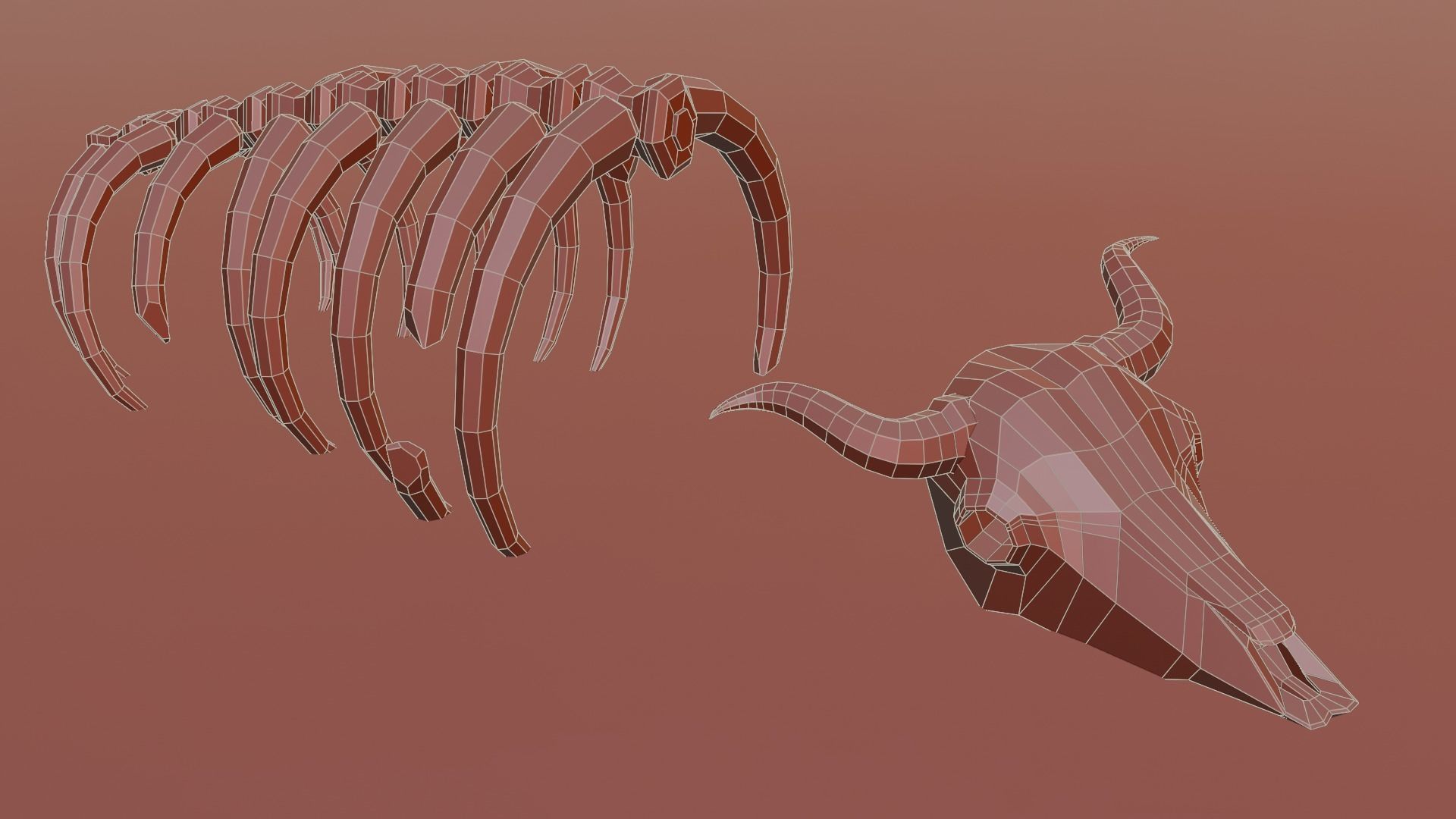 Low Poly Desert Pack 3D model_44