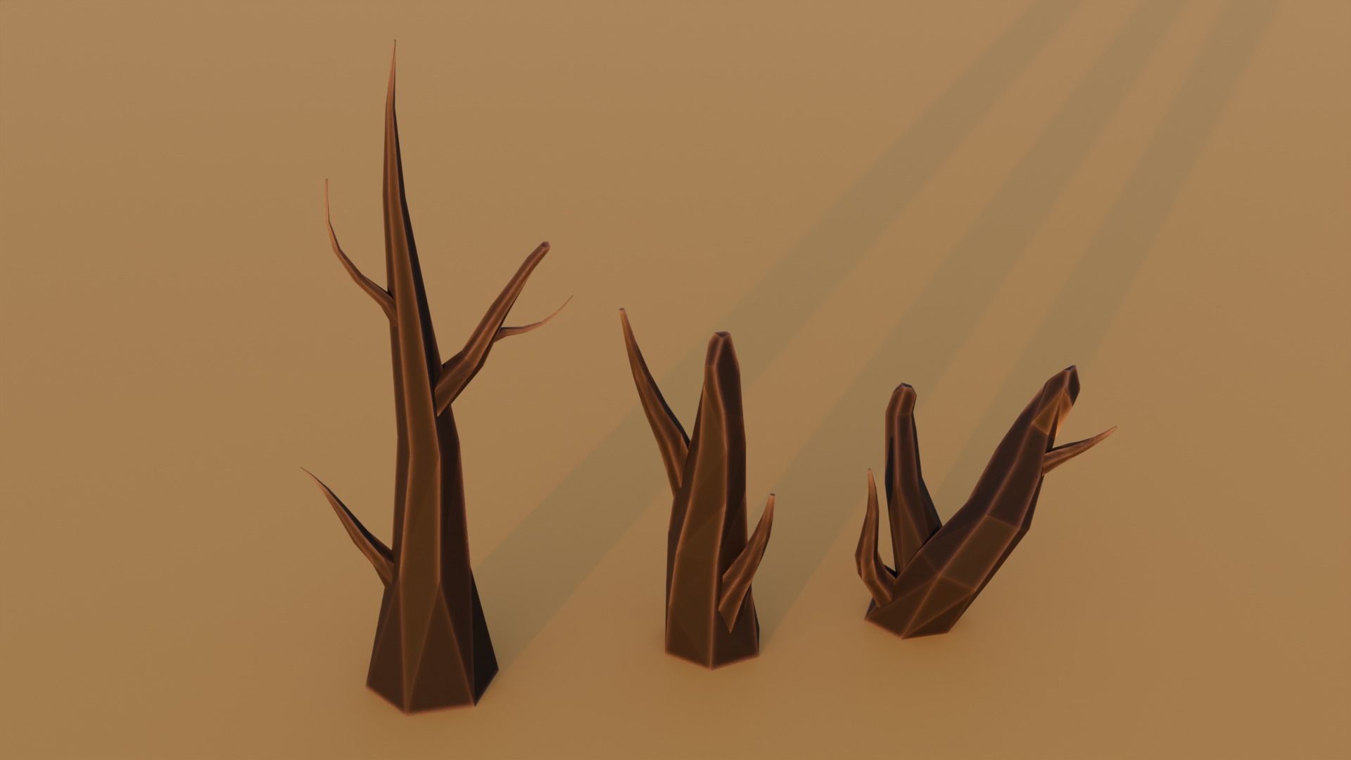 Low Poly Desert Pack 3D model_16