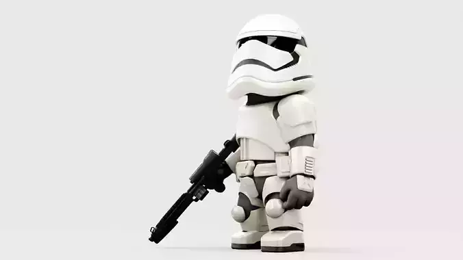 IMPERIAL TOON TROOPER  RIGGED 3D model