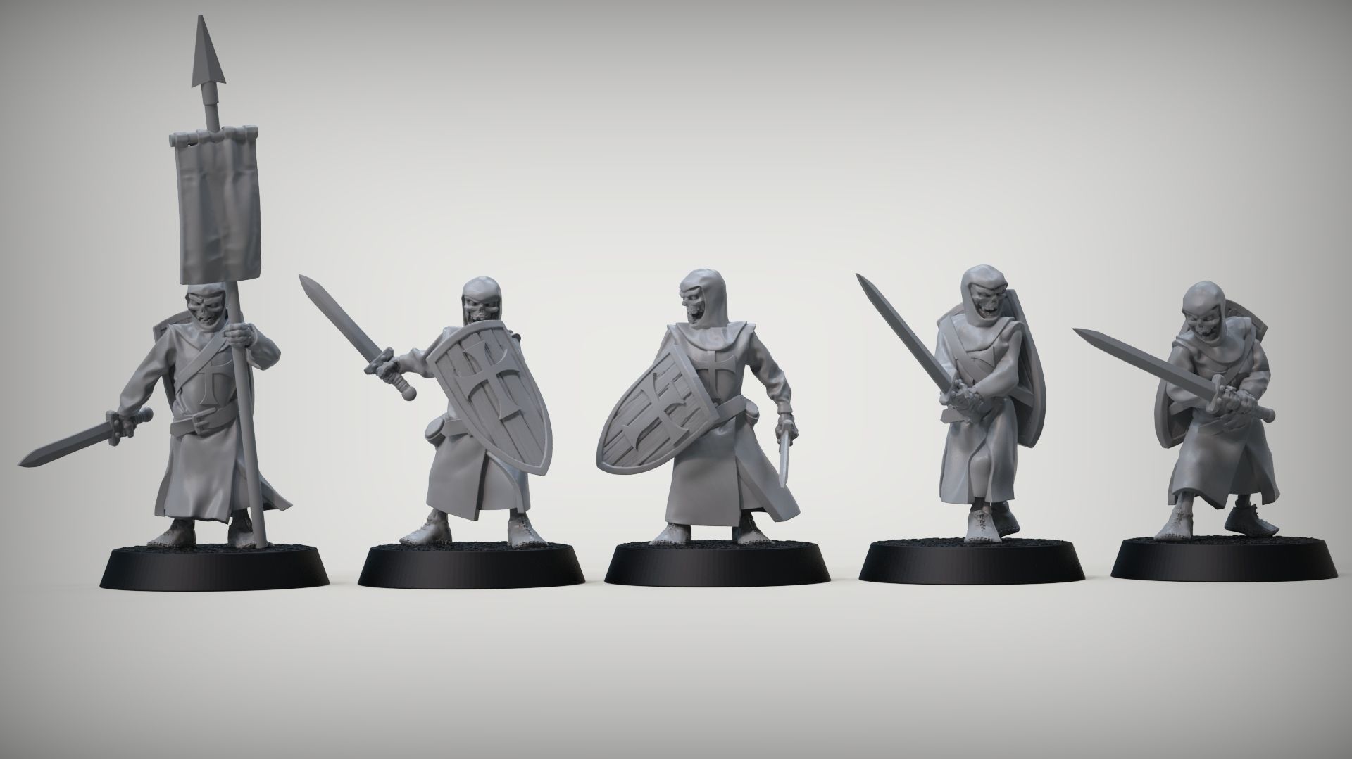 SKELETON CRUSADER SQUAD 3D print model_1