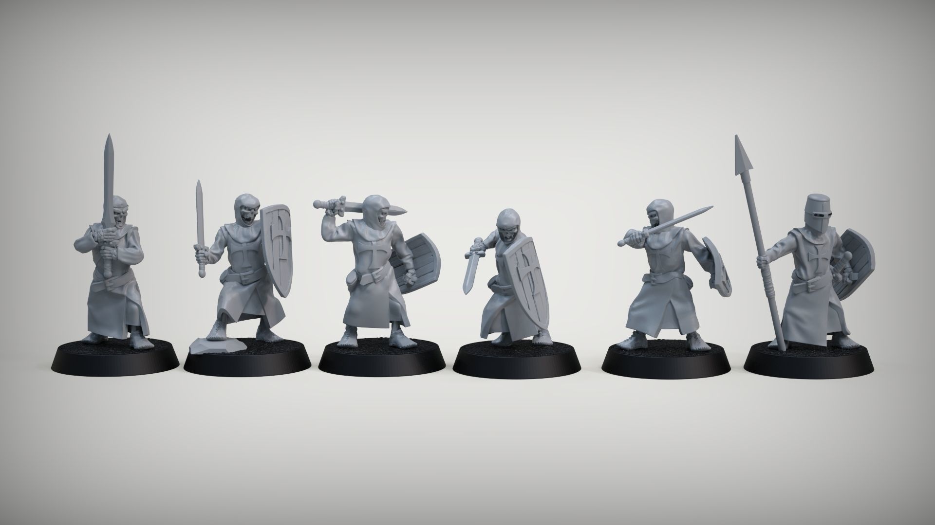 SKELETON CRUSADER SQUAD 3D print model_3