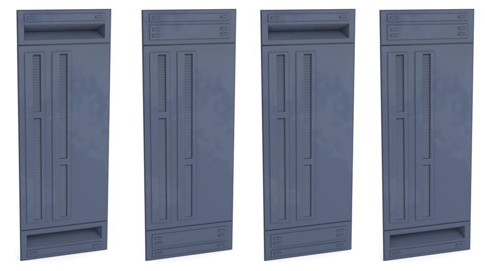 Death Star Wall Panel - 1 - 1-12 scale Blackseries 3D Model Collection_6