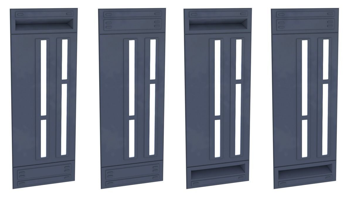 Death Star Wall Panel - 1 - 1-12 scale Blackseries 3D Model Collection_9