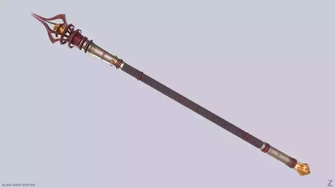 Blood moon scepter