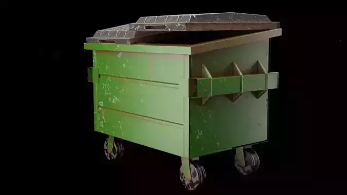 trash can Free 3D model