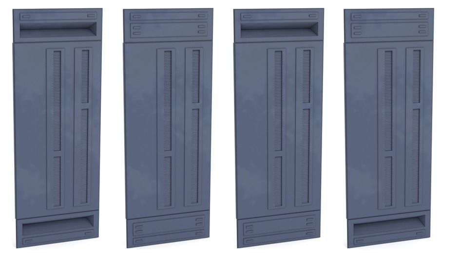 Death Star Wall Panel - 2 - 1-12 scale Blackseries 3D Model Collection_11