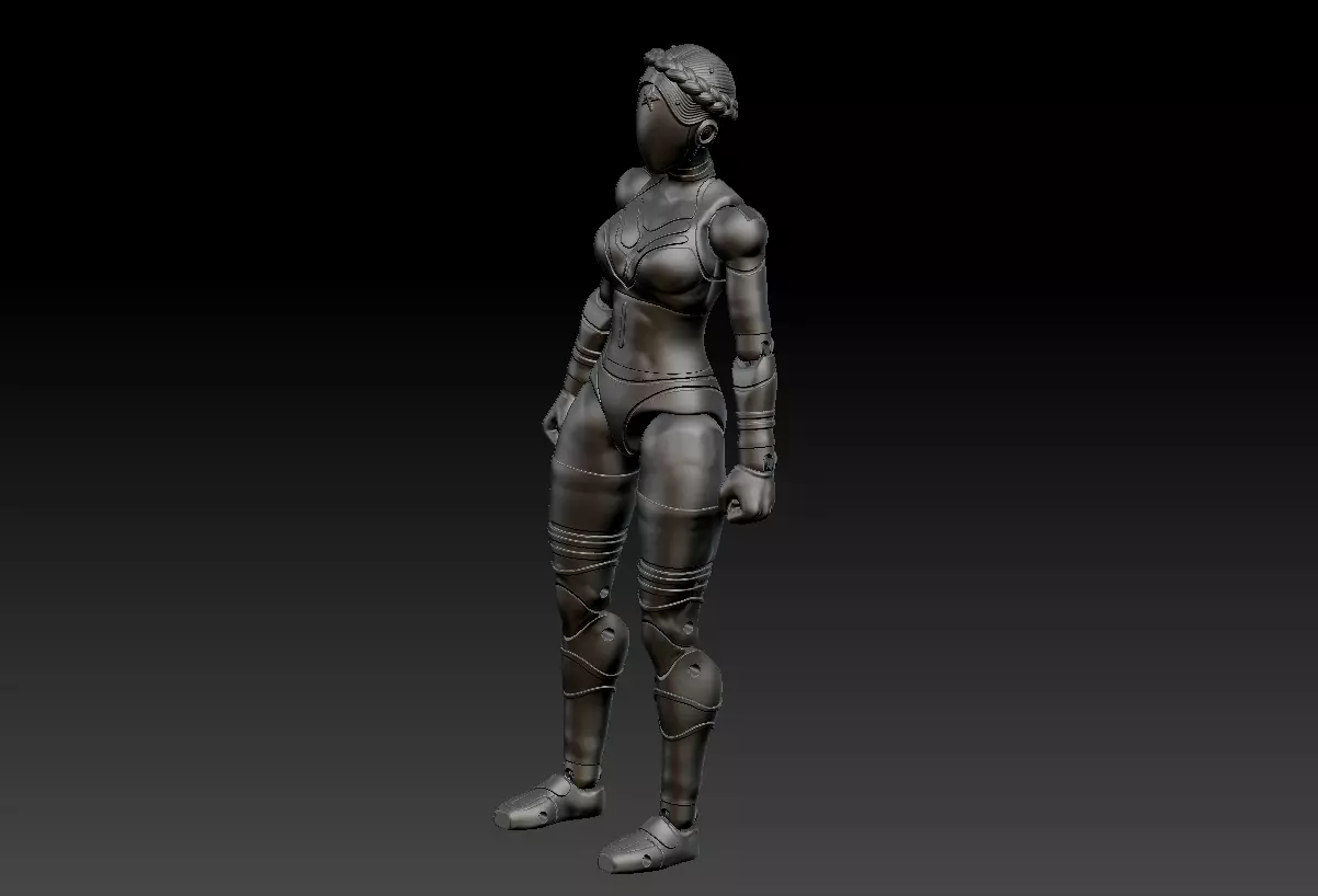 Atomic Heart Robot Sisters Action figure  3D print model_0