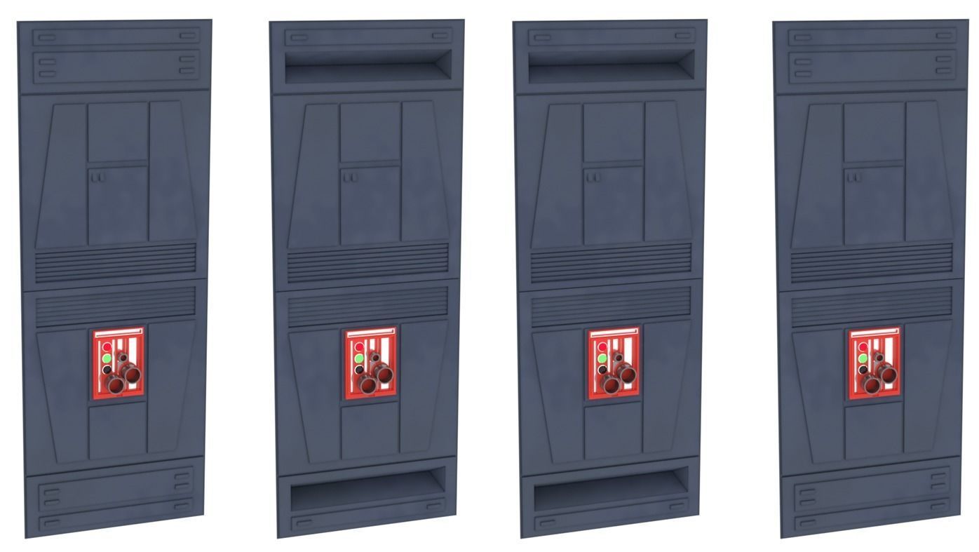 Death Star Wall Panel - 2 - 1-18 scale Kenner Hasbro 3D Model Collection_8