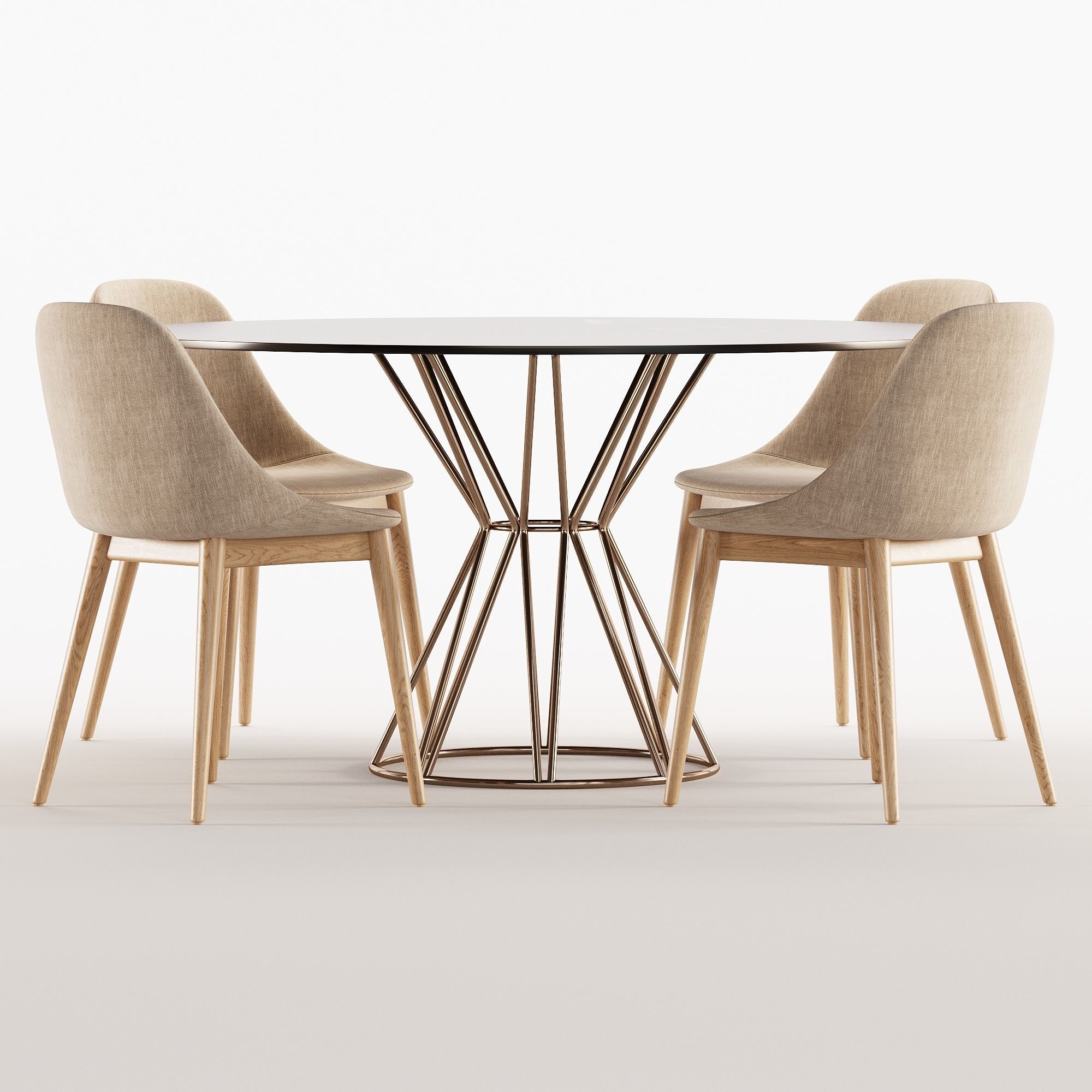 Dining Set 31 3D model_1