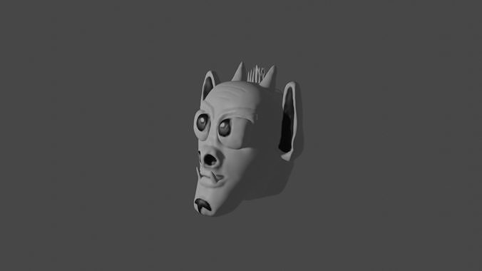 The MONSTER dog mask Free 3D print model