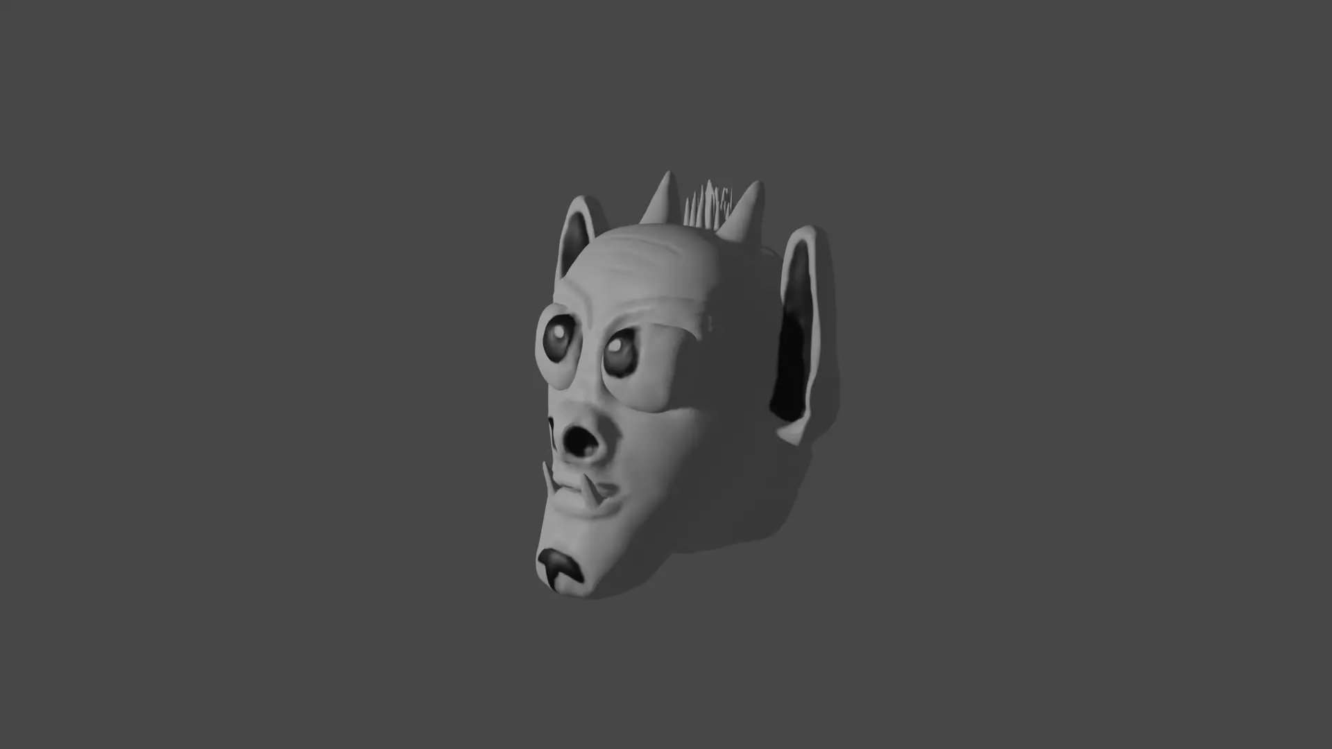 The MONSTER dog mask Free 3D print model