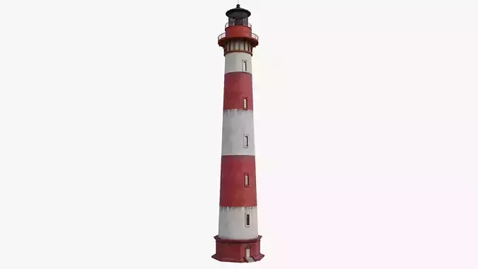 Lighthouse Low-poly 3D model