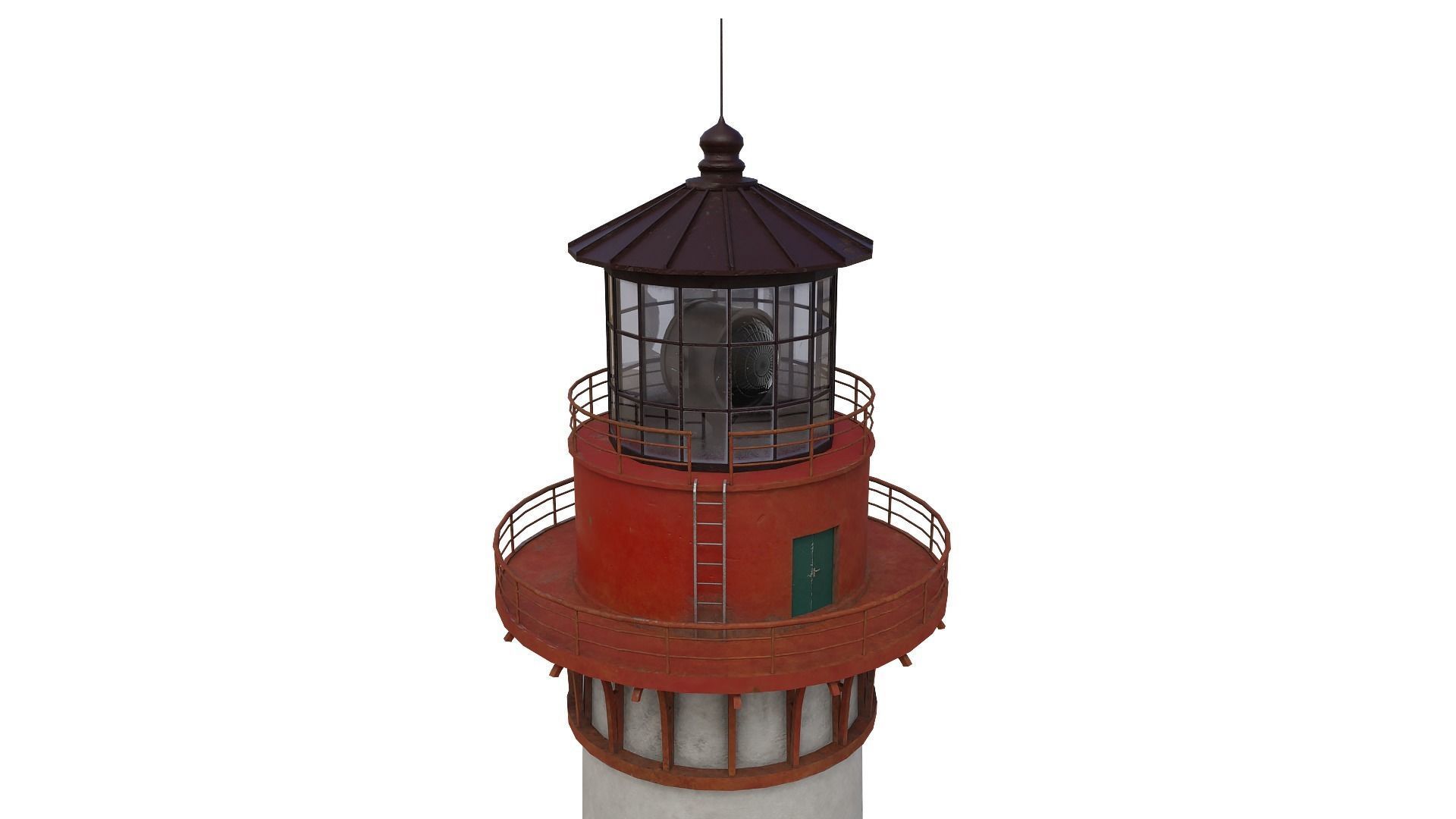 Lighthouse Low-poly 3D model_3