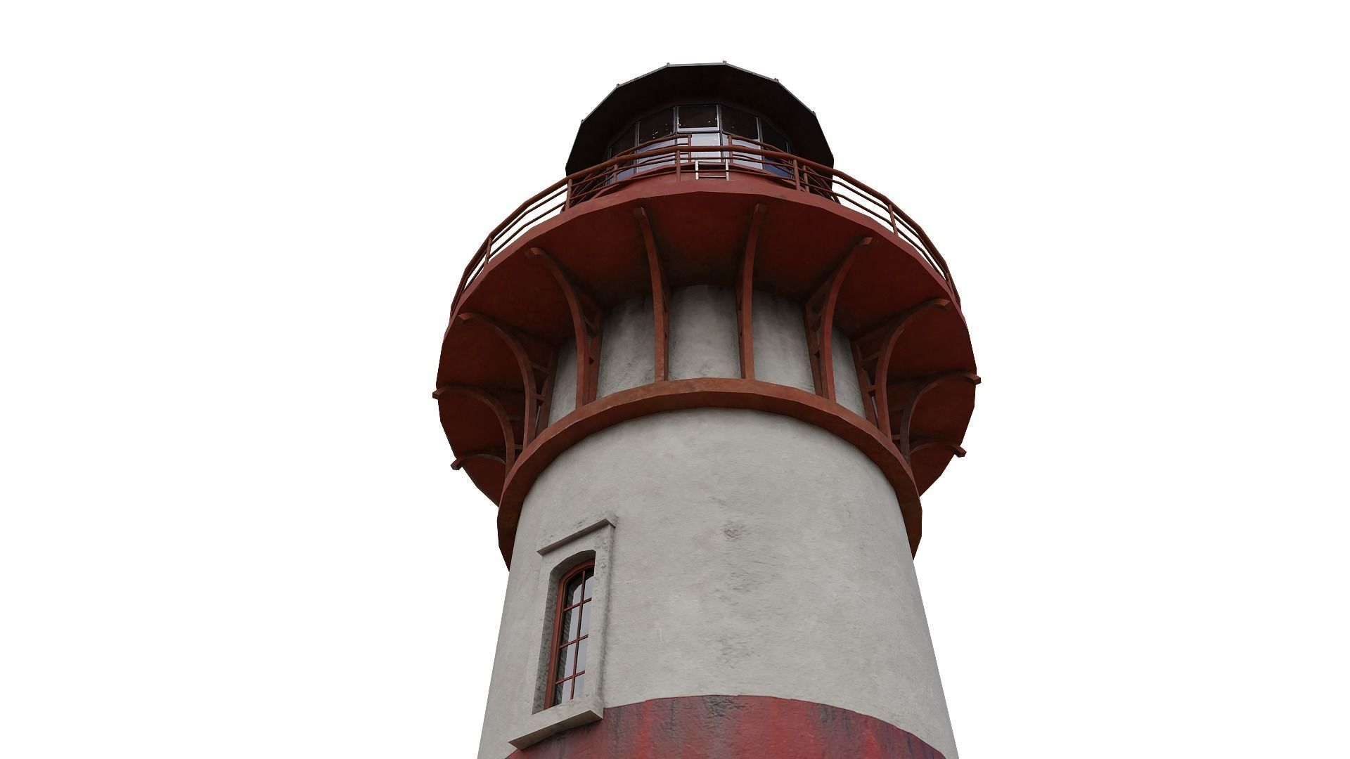 Lighthouse Low-poly 3D model_5