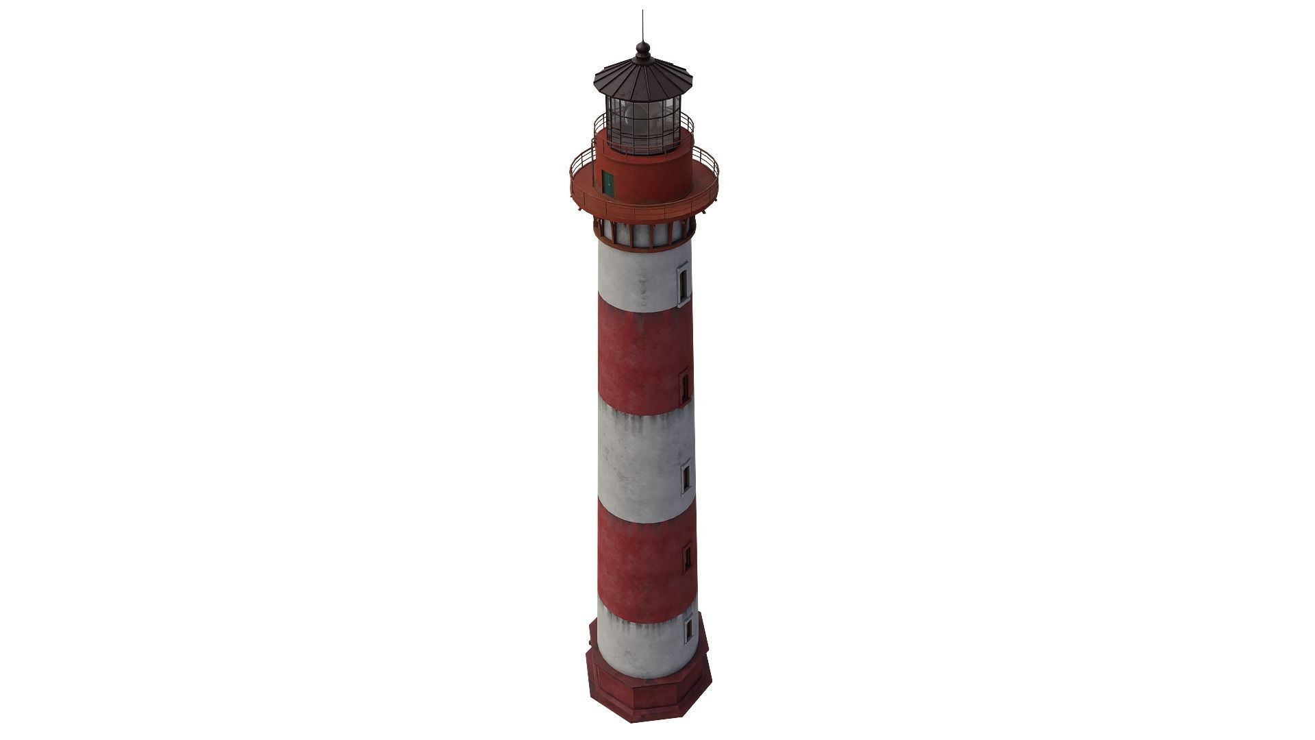 Lighthouse Low-poly 3D model_4