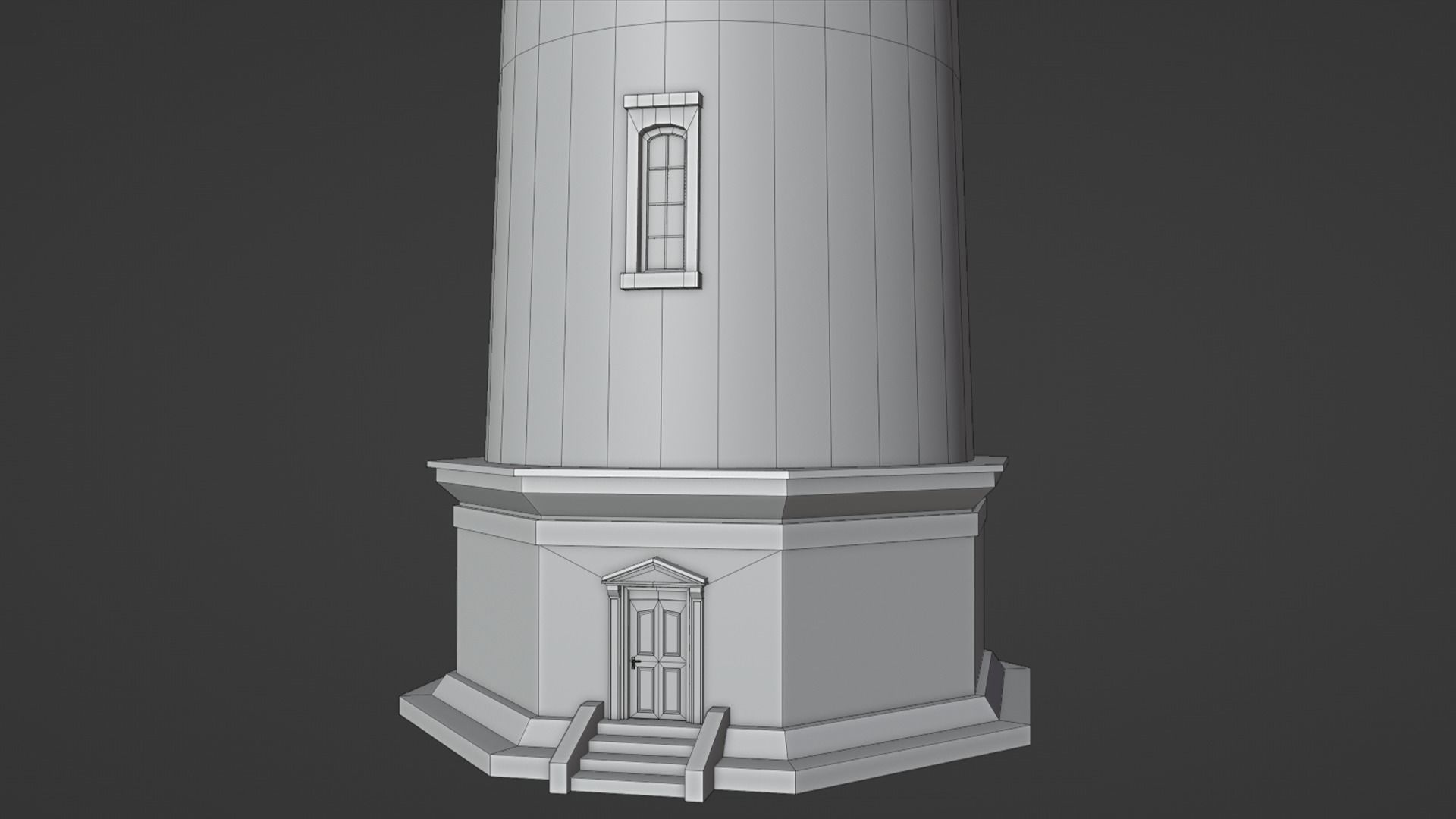 Lighthouse Low-poly 3D model_9