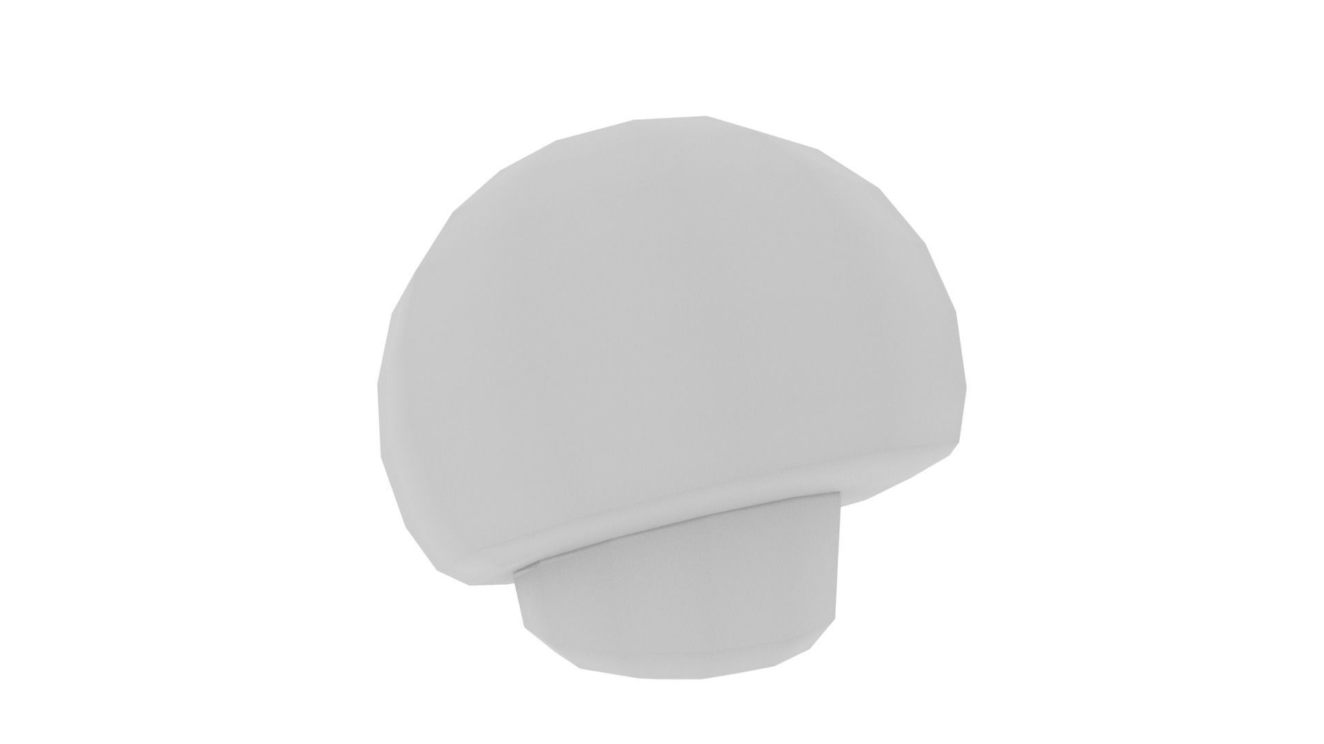 SuperMario Mushroom Low-poly 3D model_14