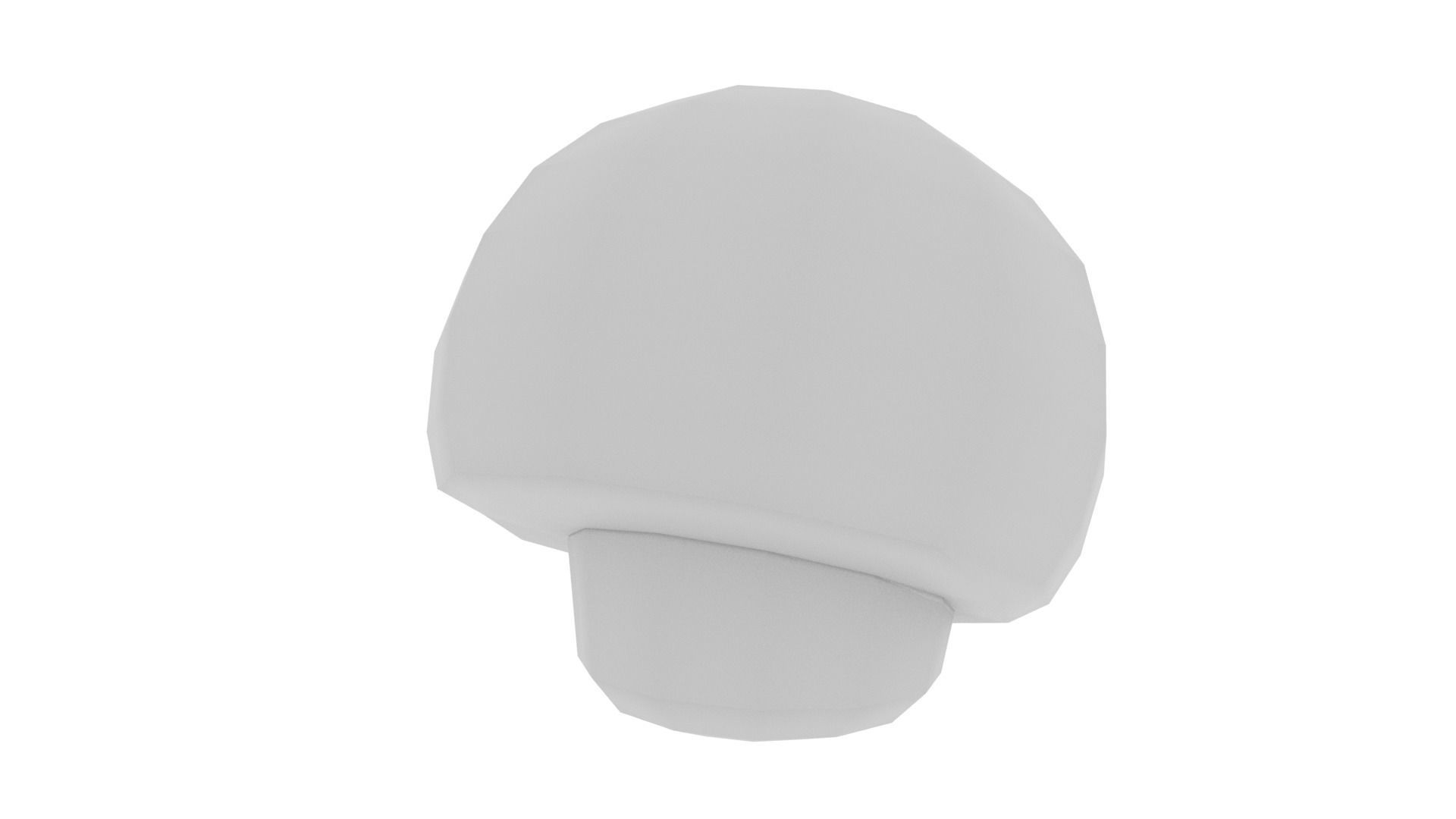 SuperMario Mushroom Low-poly 3D model_10