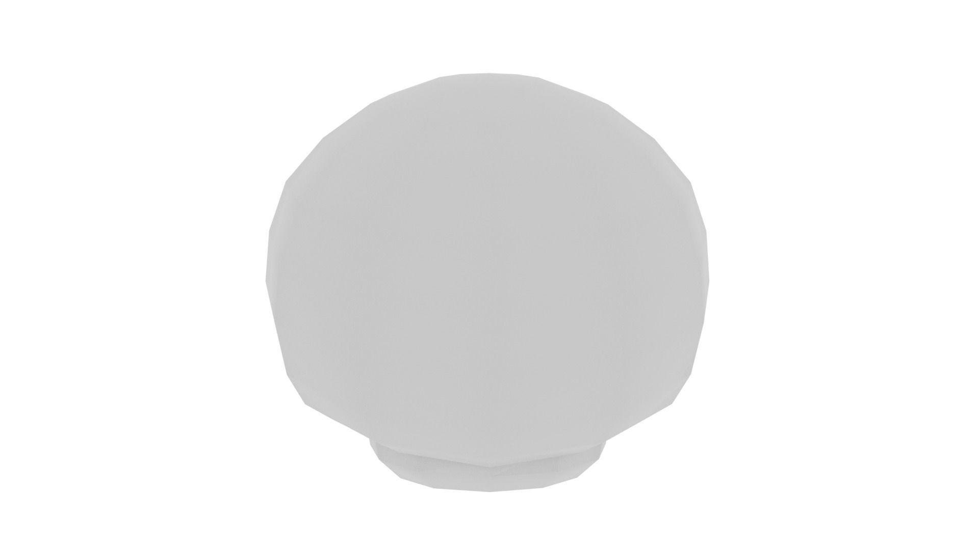 SuperMario Mushroom Low-poly 3D model_12