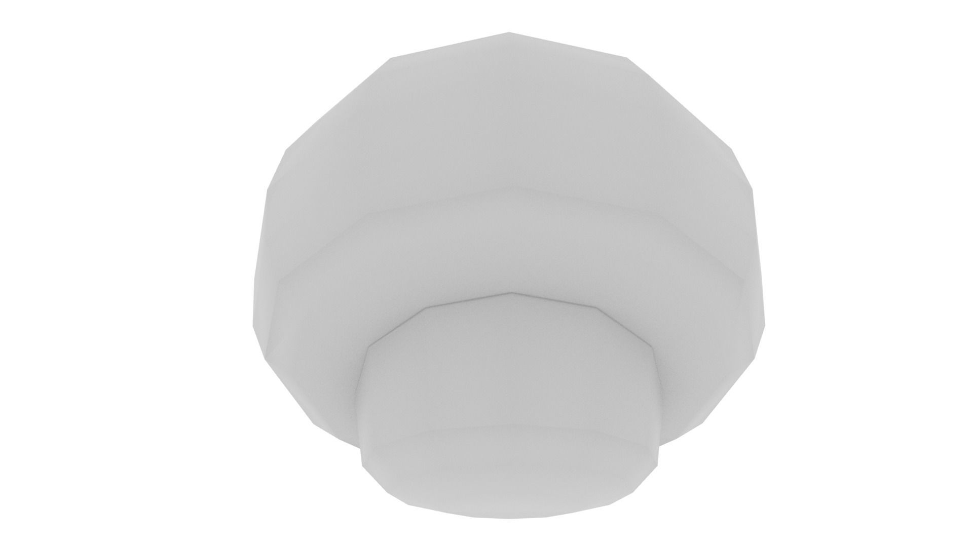 SuperMario Mushroom Low-poly 3D model_17