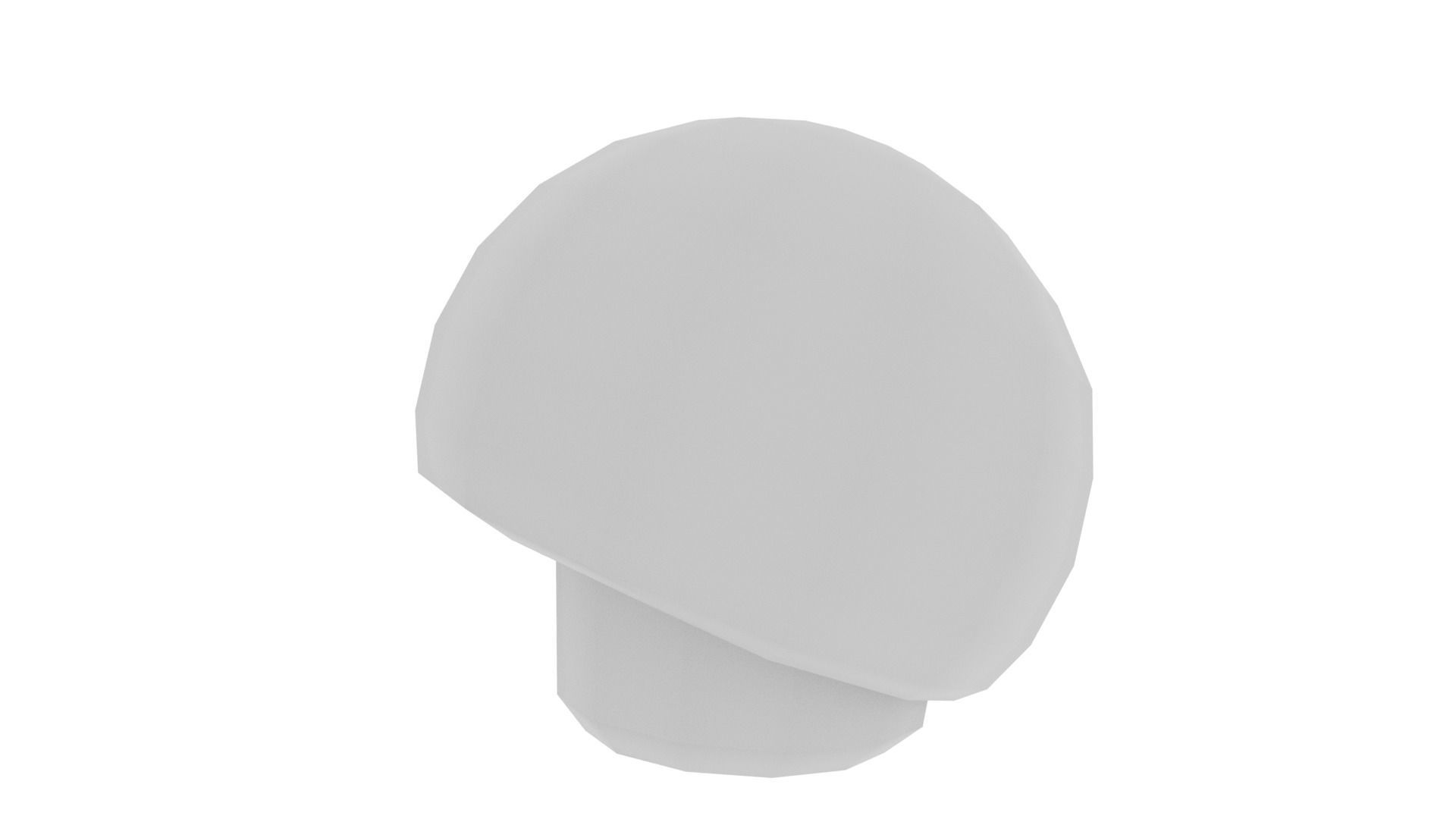 SuperMario Mushroom Low-poly 3D model_11