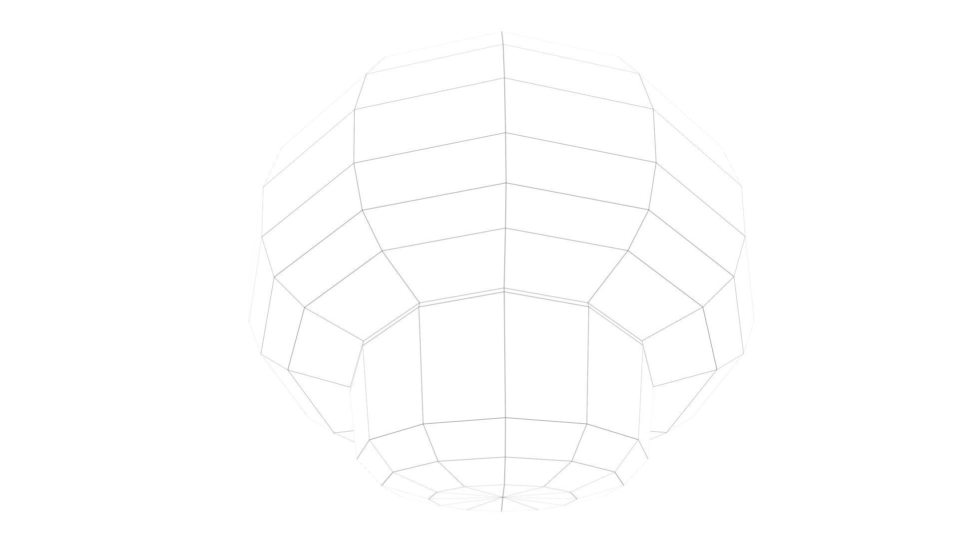 SuperMario Mushroom Low-poly 3D model_26