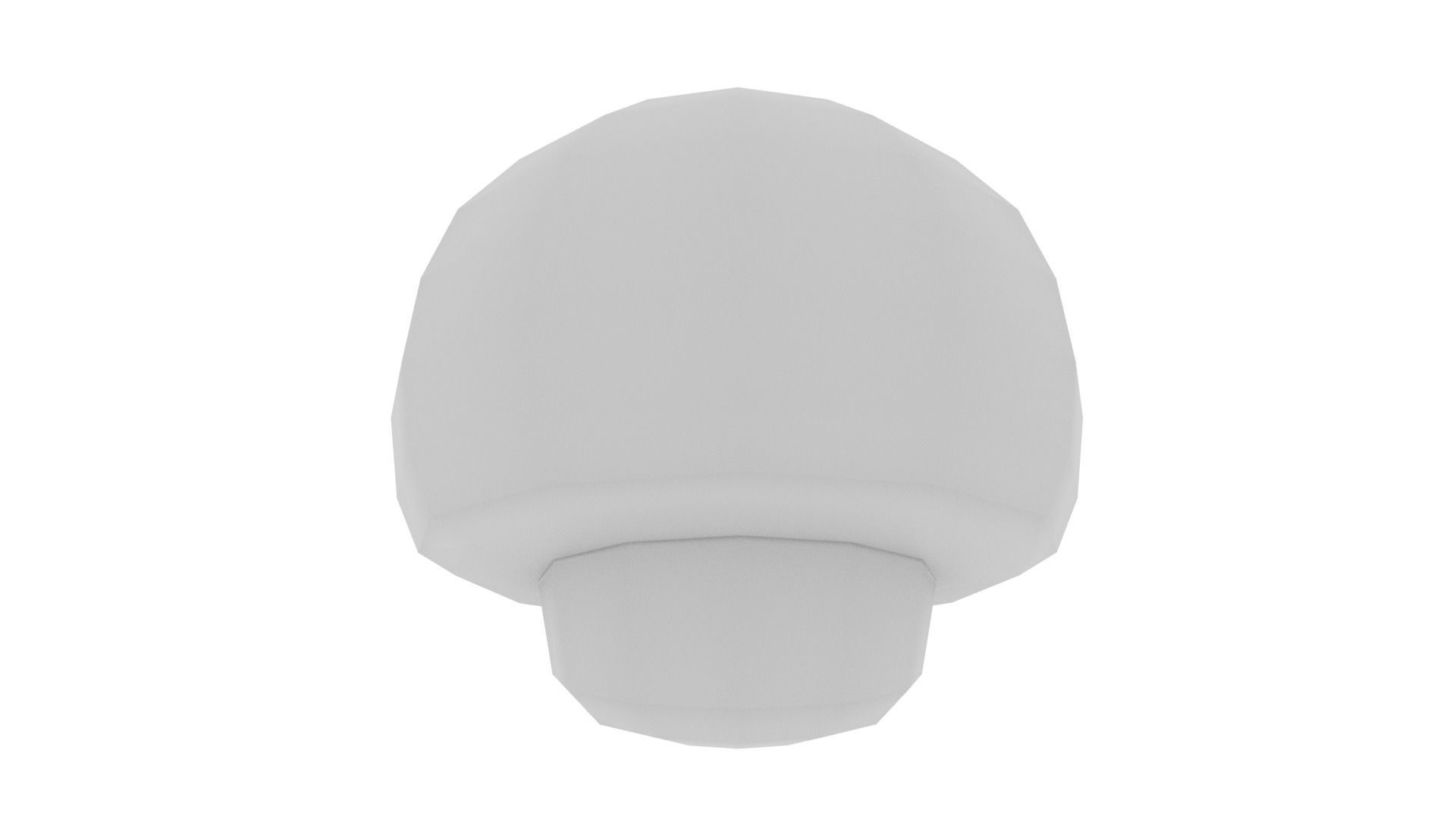 SuperMario Mushroom Low-poly 3D model_9