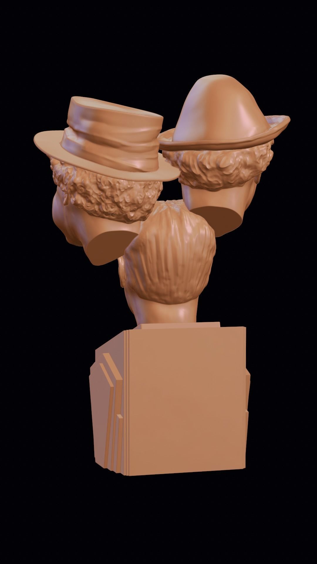 Marx Brothers - 3D sculpture 3D print model_4