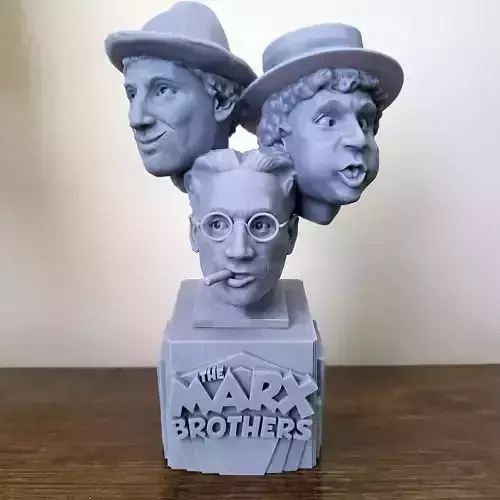 Marx Brothers - 3D sculpture 3D print model