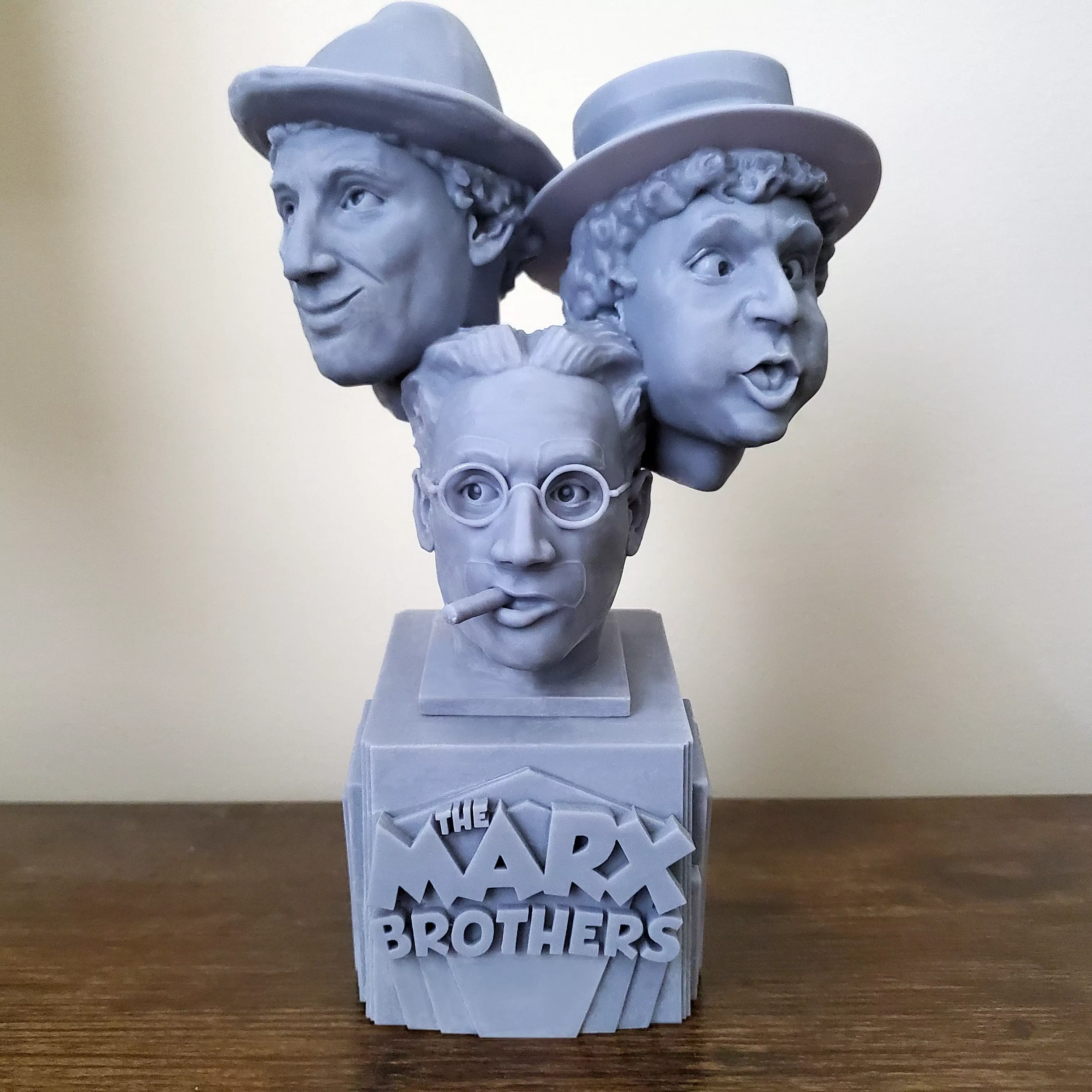 Marx Brothers - 3D sculpture 3D print model_0