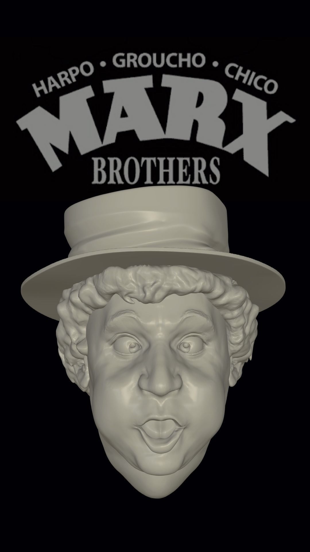 Marx Brothers - 3D sculpture 3D print model_8