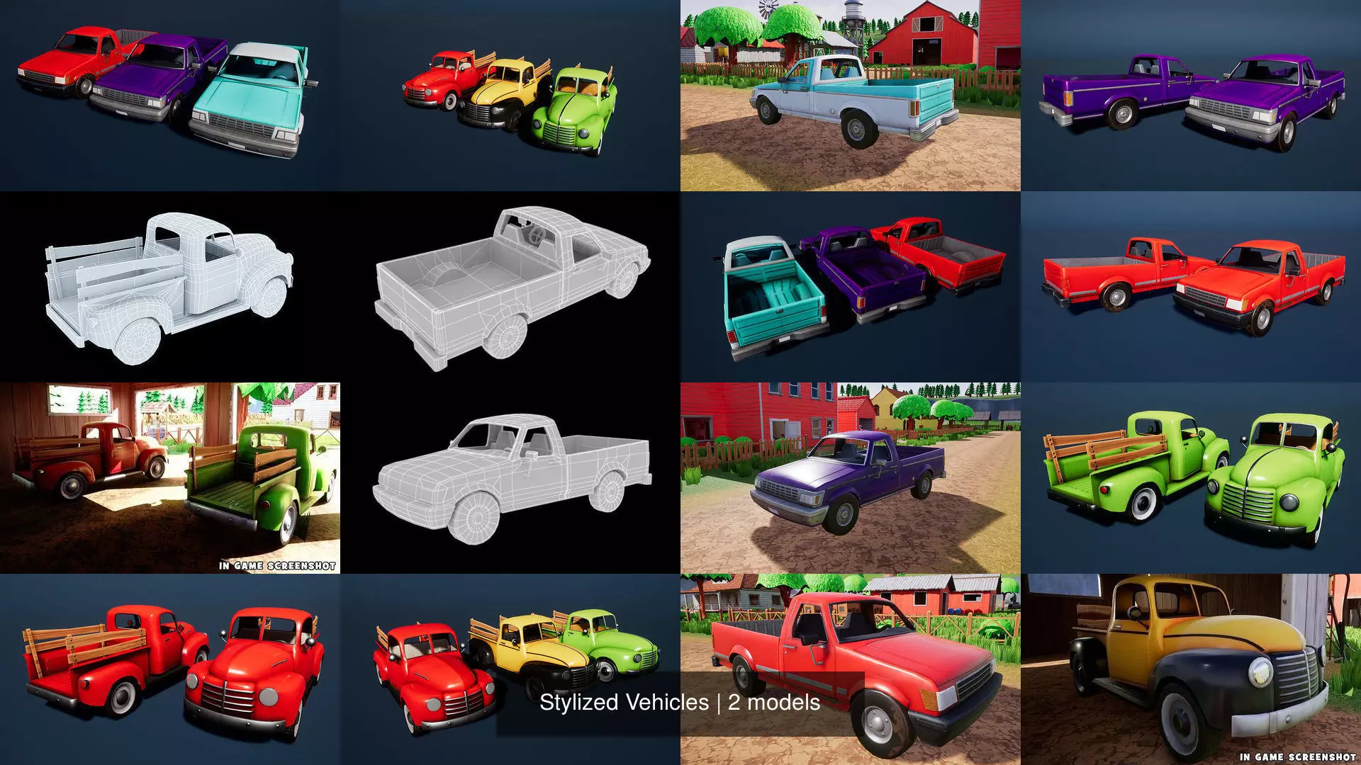 Stylized Vehicles 3D Model Collection_0