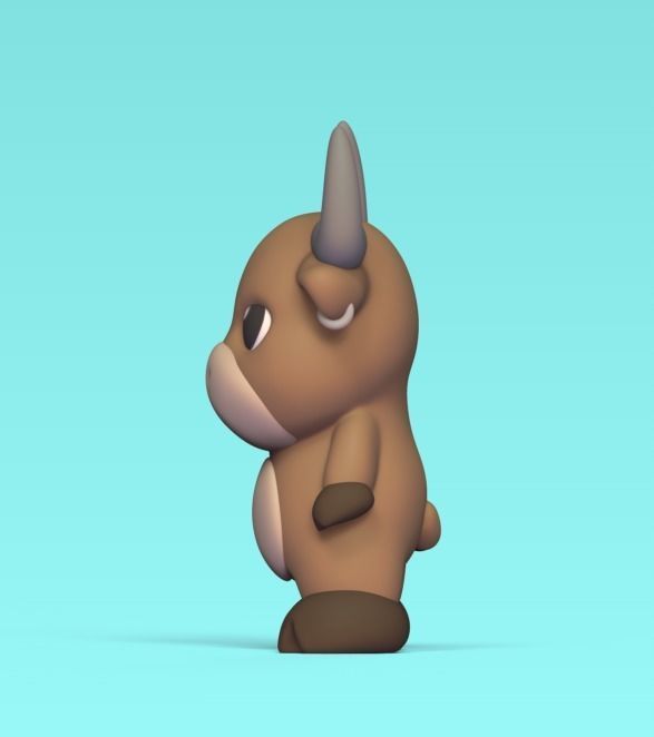 Bull Toy 3D print model_2