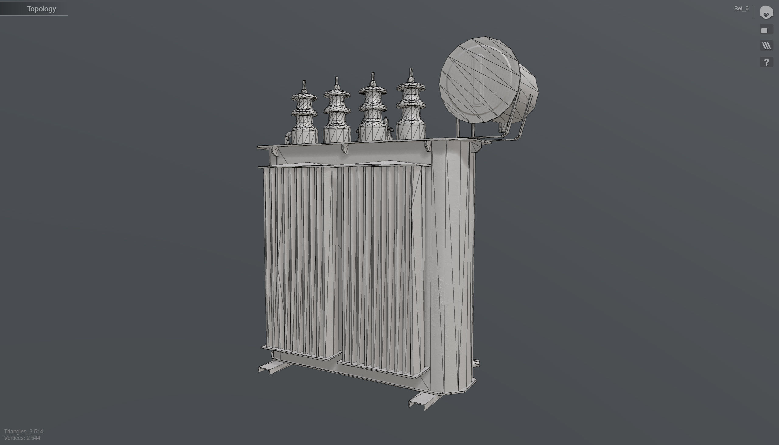 Set of low poly props Low-poly 3D model_30