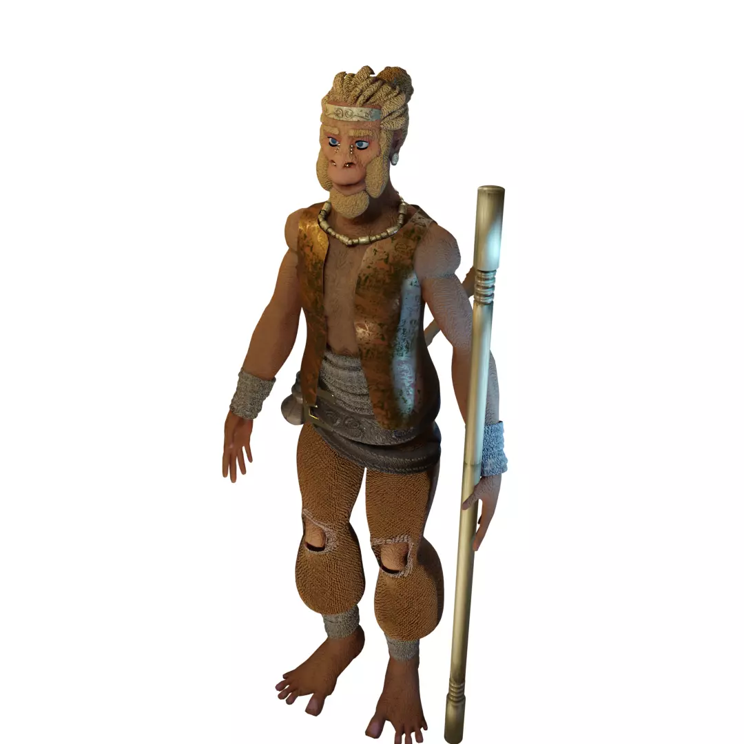 monkey king 3D model_0