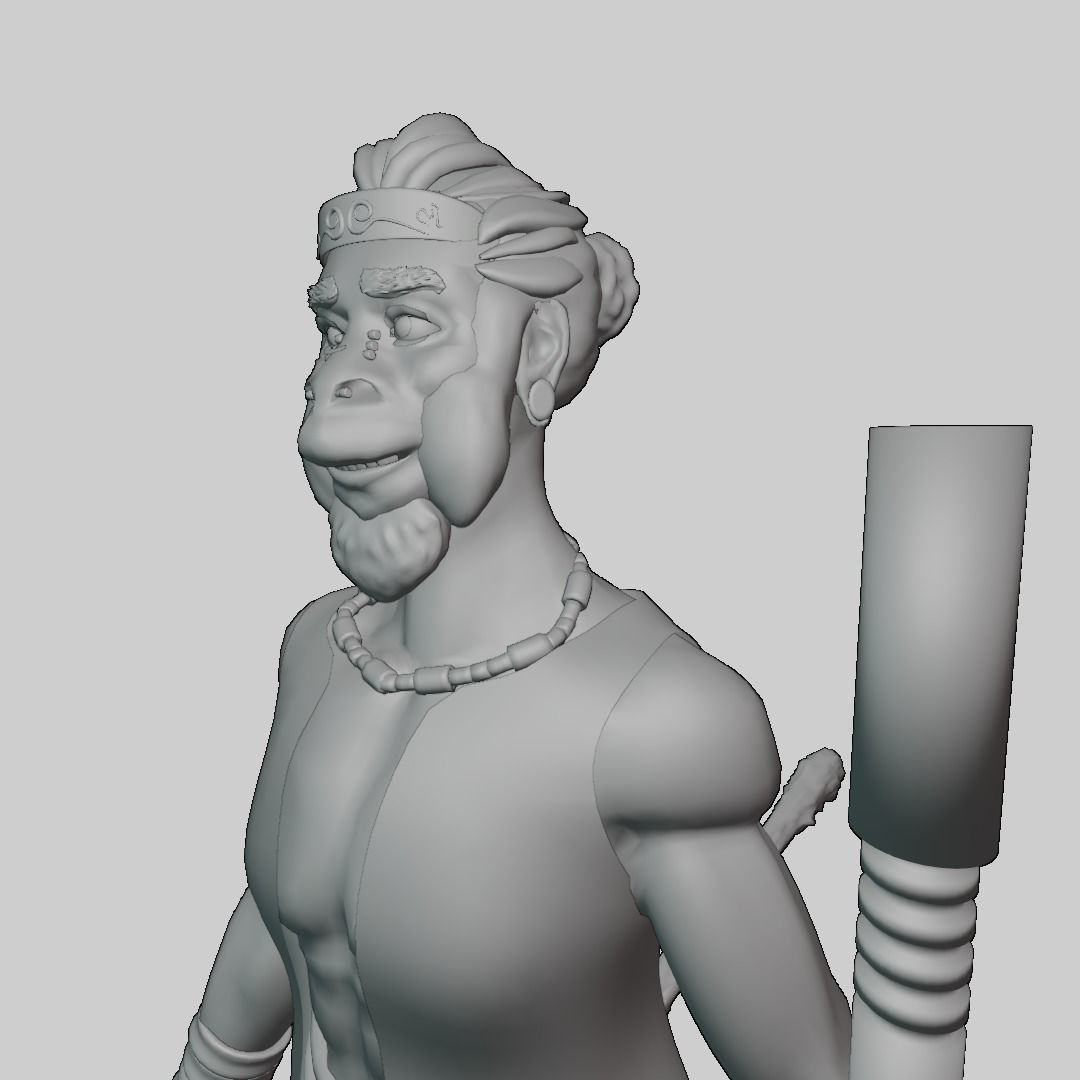 monkey king 3D model_1