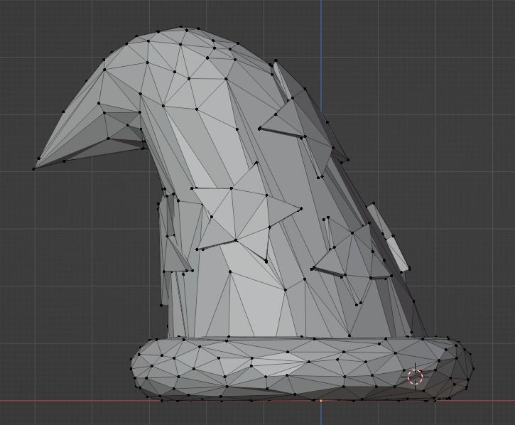 Wizard Hat Low-poly 3D model_1