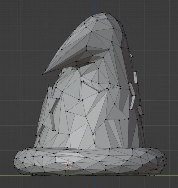 Wizard Hat Low-poly 3D model_7