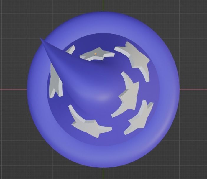 Wizard Hat Low-poly 3D model_20