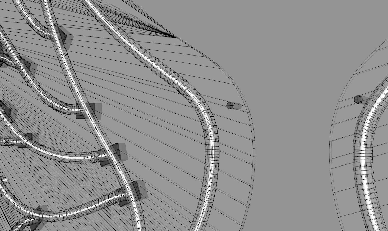 Angel Wings 3 - Neon Sign 3D model_9