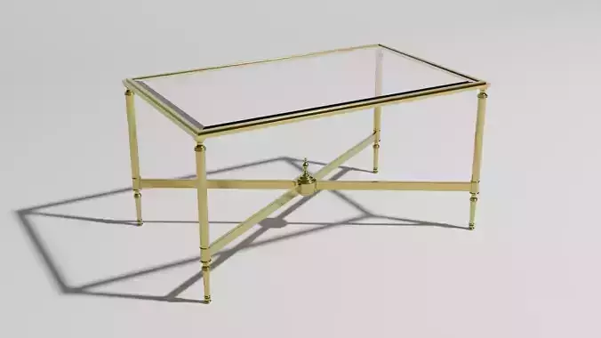 Classic brass table