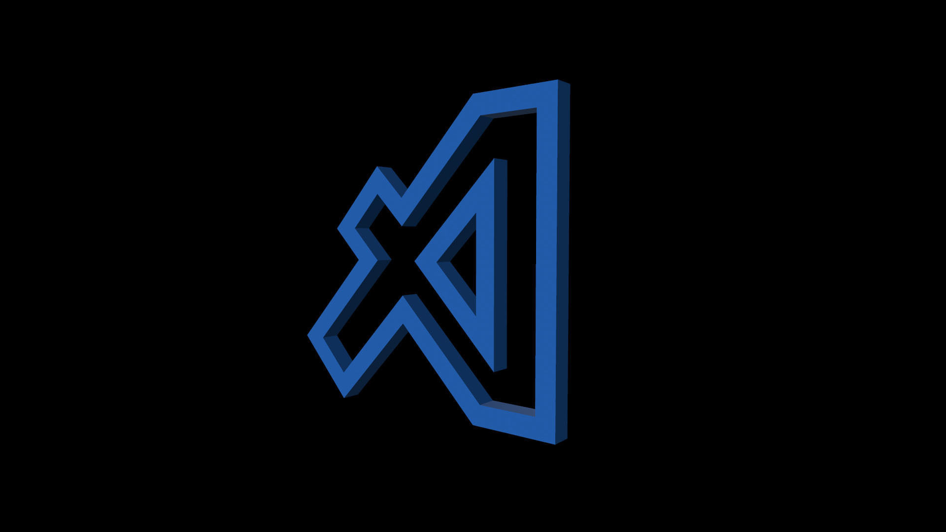 FONTIRON-001 A letter Free low-poly 3D model_2