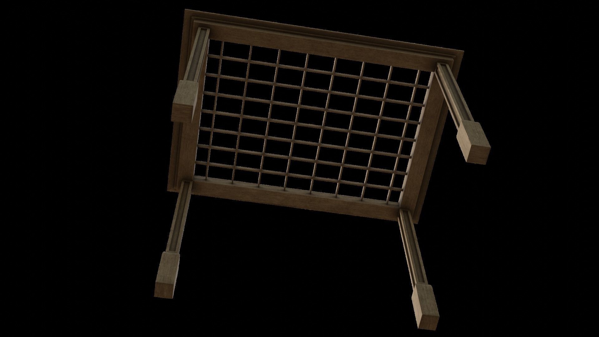 Simple Gazebo with many PBR presets Low-poly 3D model_18