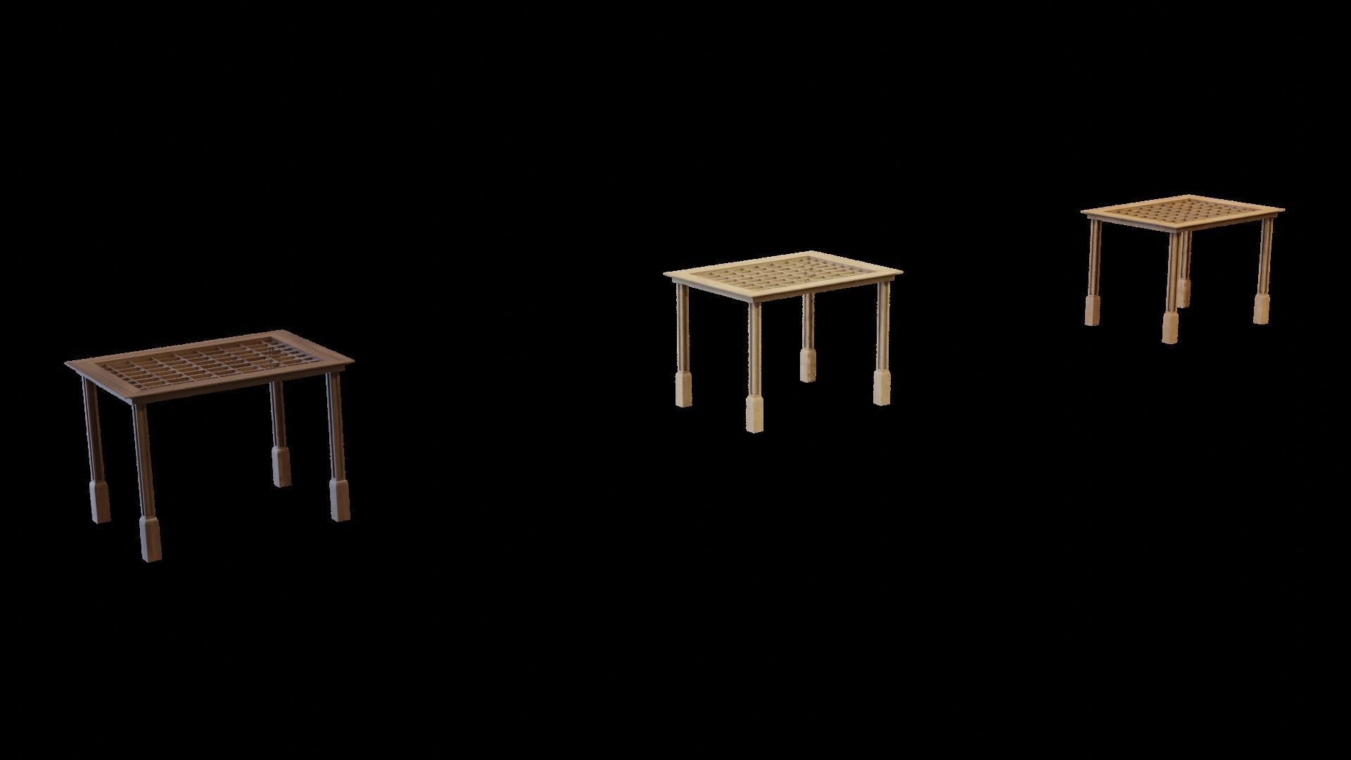 Simple Gazebo with many PBR presets Low-poly 3D model_14