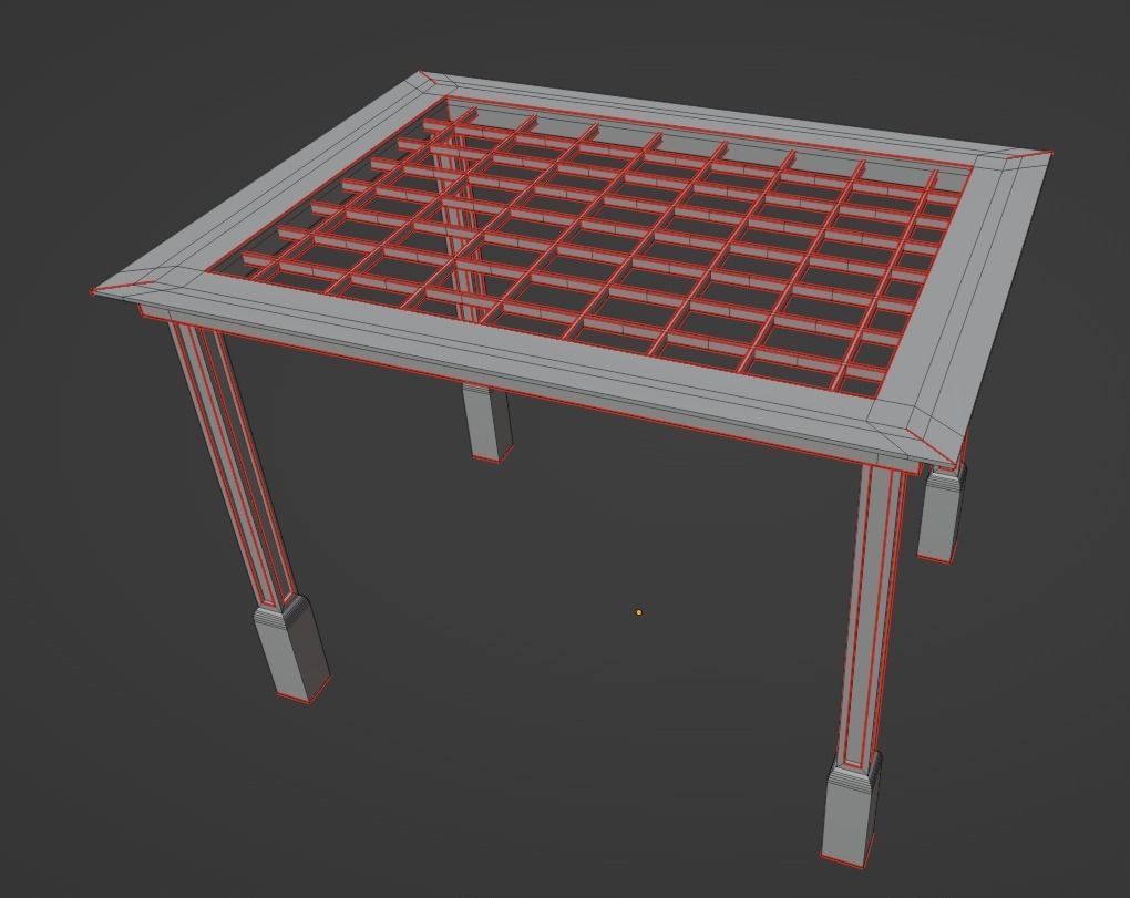 Simple Gazebo with many PBR presets Low-poly 3D model_34