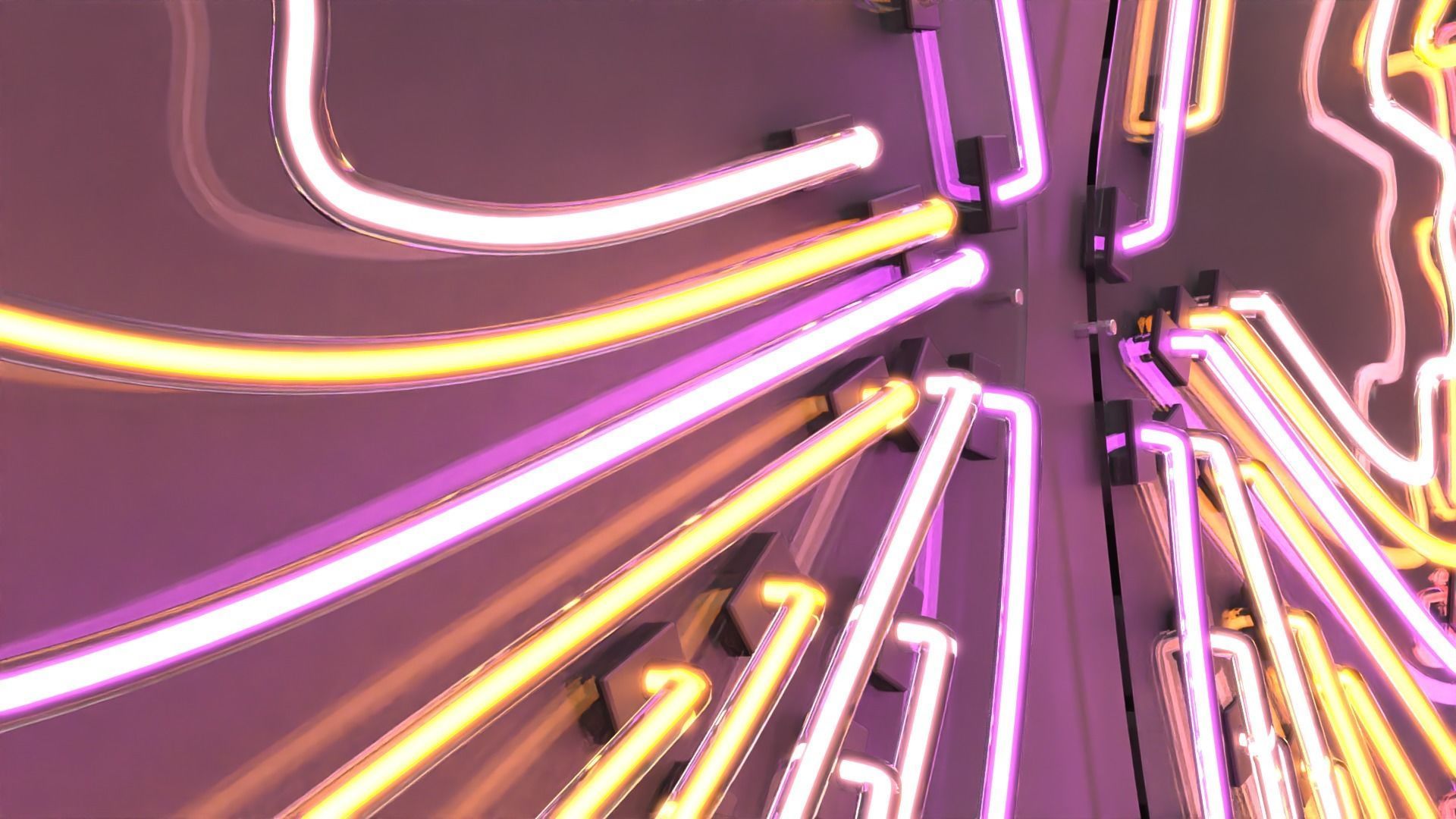 Butterfly Wings 2 - Neon Sign 3D model_2