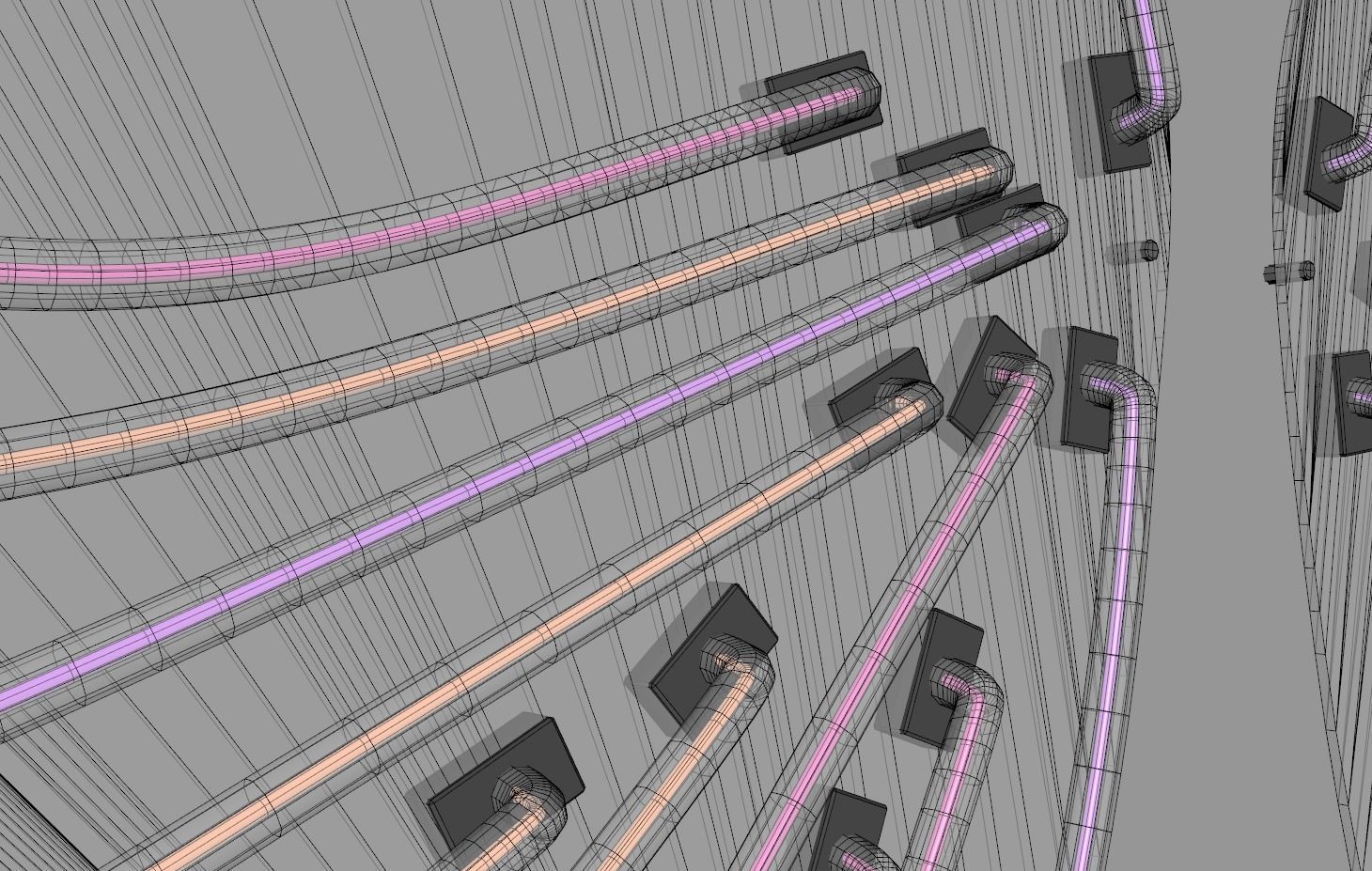 Butterfly Wings 2 - Neon Sign 3D model_8