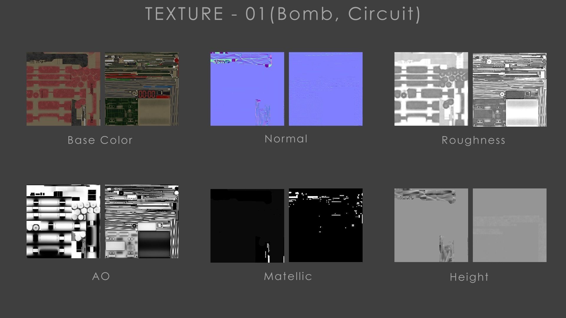 Time Bomb Low-poly 3D model_21