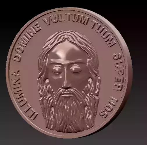 Holy Jesus Face pendant 3d printable