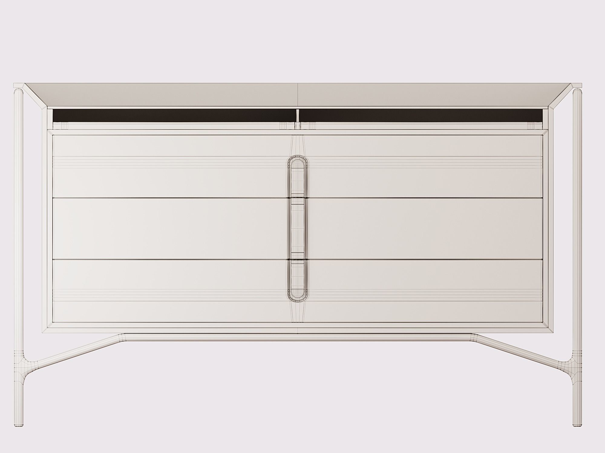 Vine chest of drawers 3D model_9